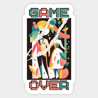 Game Over: A Bittersweet Ending Sticker